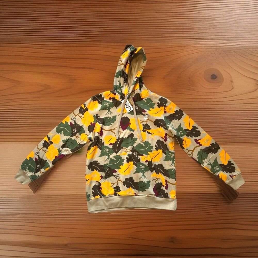 LRG Lifted Research Group Mens Small Leaf Camo Pullover Hoodie NWT